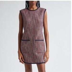Veronica Beard Multicolor Tweed Mini Dress